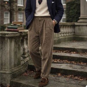 Vintage Banana Republic Smithfield Corduroy Pants Men 33x34 Y2K Preppy Old Money